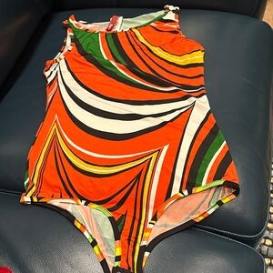 Topia Multicolor Striped Bodysuit
